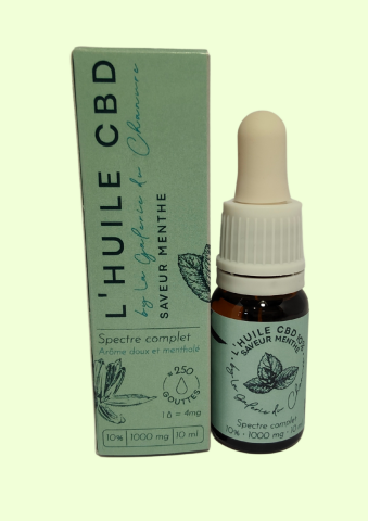 Huile CBD 10% - Menthe - LGDC