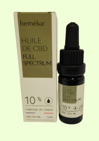Huile CBD 10% - Hemeka
