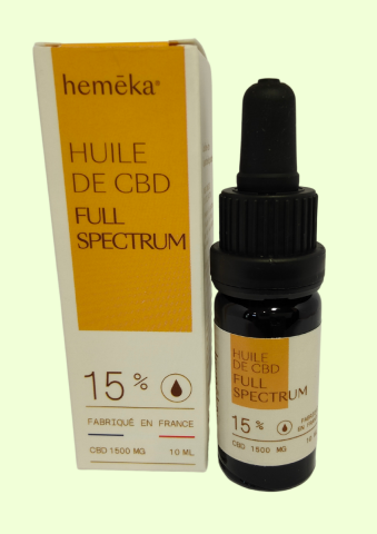 Huile CBD 15% - Hemeka