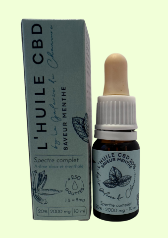 Huile CBD 20% - 10mL - Menthe - LGDC