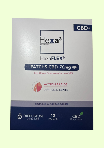 Patchs au CBD HexaFLEX 70mG